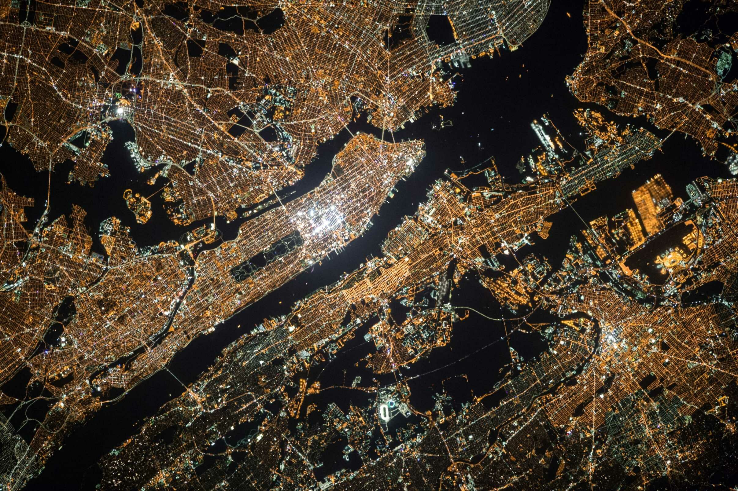 earth from sattelite City image from sattelite